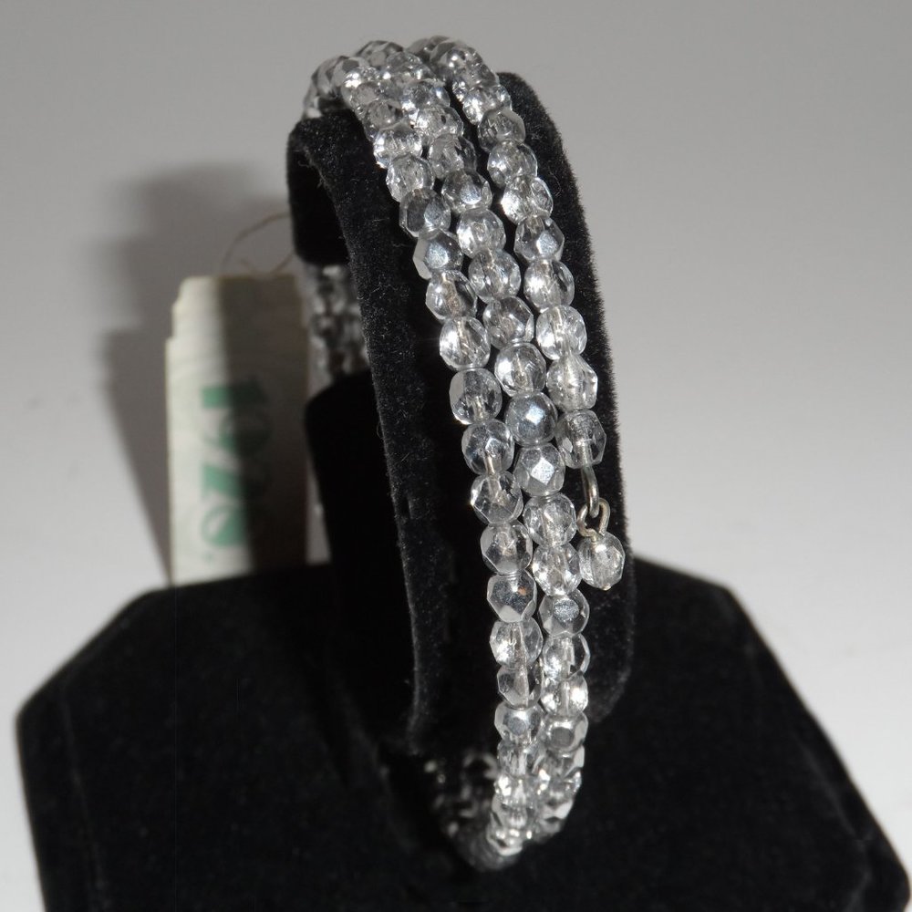 NWT - 1928 Jewelry Silver Coil Bracelet - Picture 2 of 5